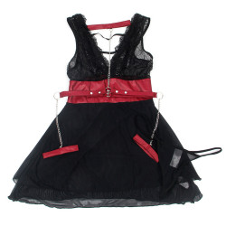 Subblime - 954437 Robe Bondage En Dentelle Noire L/Xl